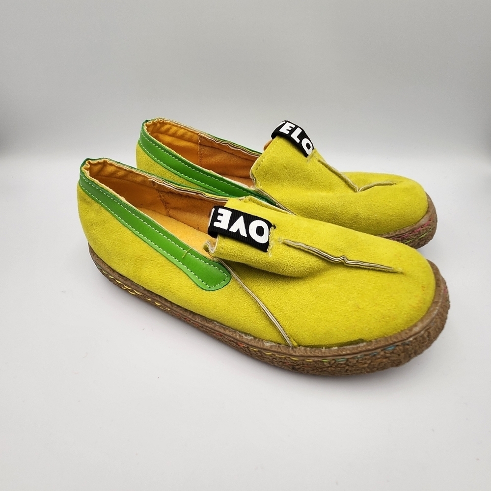 Ovelo slip on shoes/ yellow & green - Picture 5 of 11